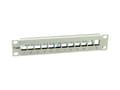 Pikkukuva 1 / 5: Equip Patchpanel 12x RJ45 Cat6A 10" FTP 1HE Premium hellgrau - FTP - RJ-45 (769330)