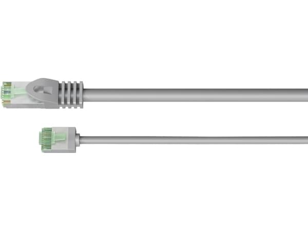 Goobay 74344, 0,25 m, Cat8.1, U/FTP (STP), RJ-45, RJ-45, Grå