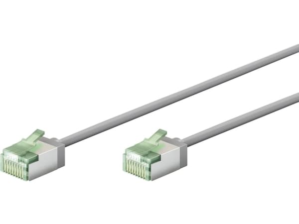 Goobay 74344, 0,25 m, Cat8.1, U/FTP (STP), RJ-45, RJ-45, Grå