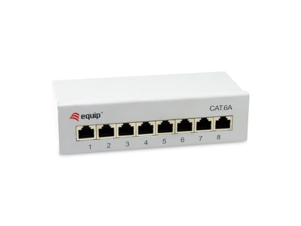 Equip 326521, 10GBase-T, 10 Gigabit Ethernet, 10000 Mbit/s, RJ-45, Cat6a, Grå Grå
