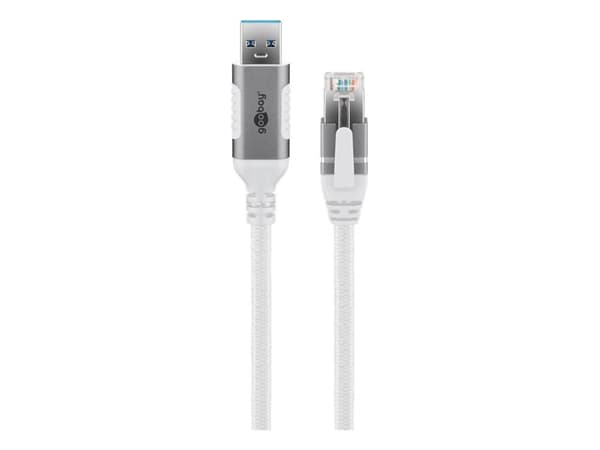 Ethernet-kabel USB-A 3.0 til RJ45, 1,5 m