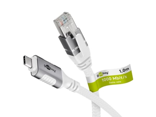 Ethernet-kaapeli USB-C™ 3.1 til RJ45, 2 metriä