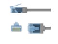 Miniatyrbilde 3 av 5: Goobay 74227, 10 m, Cat6a, U/UTP (UTP), RJ-45, RJ-45, Grå