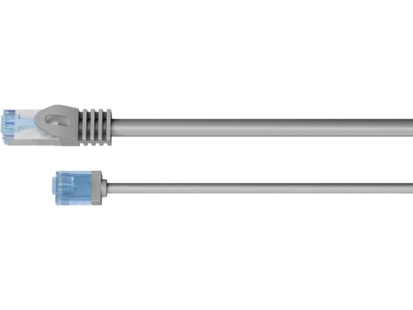 Goobay 74227, 10 m, Cat6a, U/UTP (UTP), RJ-45, RJ-45, Grå