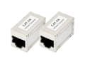 Miniatyrbilde 3 av 5: DIGITUS - Nettverkkopler - RJ-45 (hunn) til RJ-45 (hunn) - skjermet - CAT 6a - modular, stifttilordning: 1:1 (en pakke 2)