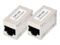 Miniatyrbilde 1 av 5: DIGITUS - Nettverkkopler - RJ-45 (hunn) til RJ-45 (hunn) - skjermet - CAT 6a - modular, stifttilordning: 1:1 (en pakke 2)