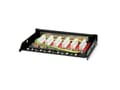 Miniatyrbilde 3 av 5: ROLINE 26.11.0299, RJ45, Cat6a, Sort, 0,5U, 125 mm, 22 mm