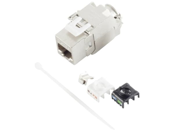 BKL Electronic 2900004 RJ45 sisäänrakennettu moduuli CAT 6A