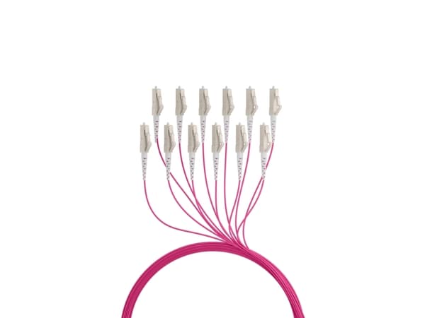 EFB Elektronik Trunkkabel U-DQ ZN BH OM4 12G 1x12 LC-LC 20m Dca LSZH - Kaapeli - 20 m (O8342S20OM4)