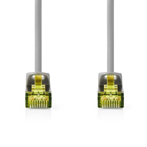 Nedis Cat 8.1 netværkskabel | S/FTP | RJ45 Han | RJ45 Han | 5.00 m | Runde | LSZH | Grå | Label