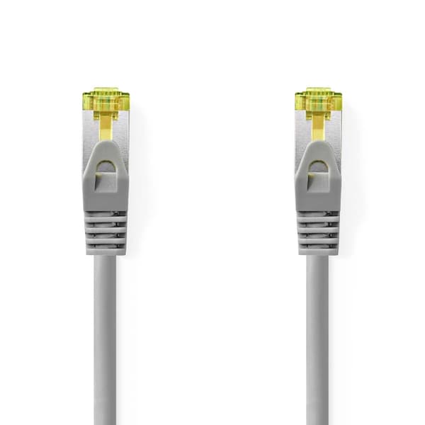Nedis Cat 8.1 netværkskabel | S/FTP | RJ45 Han | RJ45 Han | 5.00 m | Runde | LSZH | Grå | Label