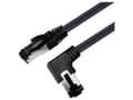 Pikkukuva 1 / 2: Maxtrack TI52-1.5L RJ45 Verkkokaapeli, liitäntäkaapeli CAT 8.1 S/FTP 1.50 m Musta Kulma 90° vasemmalle, Yksittäinen näyttö 1 kpl