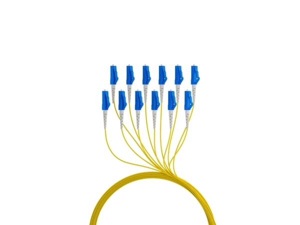 EFB Elektronik stammekabel U-DQ ZN BH OS2 12E 1x12 LC-LC 10m Dca LSZH - kabel - 10 m