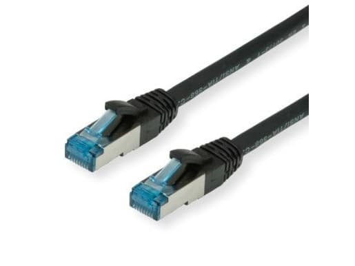 VALUE 21.99.1984, 0.15 m, Cat6a, S/FTP (S-STP), RJ-45, RJ-45, Black