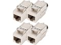 Pikkukuva 3 / 3: Digitus DN-93816-4, litteä, hopea, RJ-45, LSA, uros, naaras