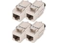 Pikkukuva 2 / 3: Digitus DN-93816-4, litteä, hopea, RJ-45, LSA, uros, naaras