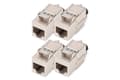 Pikkukuva 1 / 3: Digitus DN-93816-4, litteä, hopea, RJ-45, LSA, uros, naaras