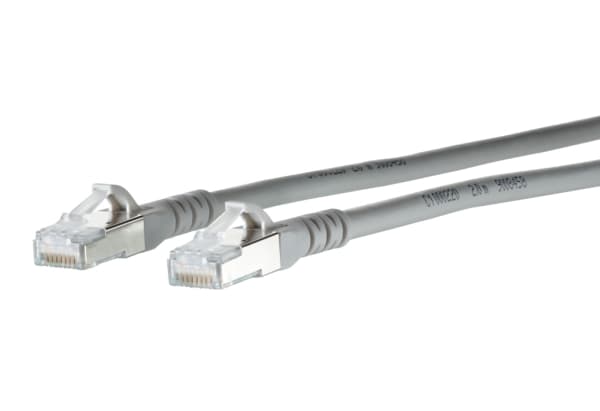 METZ CONNECT 1308457533-E, 7,5 m, Cat6a, S/FTP (S-STP), RJ-45, RJ-45, harmaa