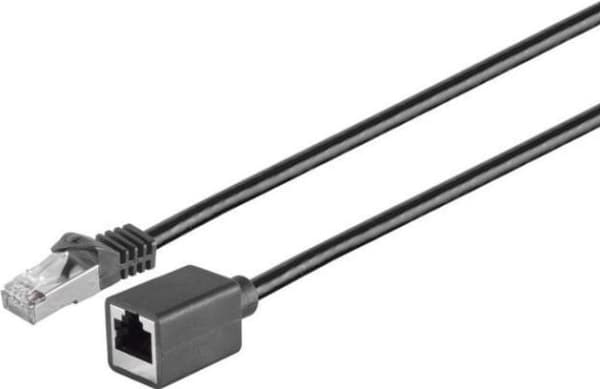 Microconnect STP602SEXT, 2 m, Cat6, F/UTP (FTP), RJ-45, RJ-45, Black