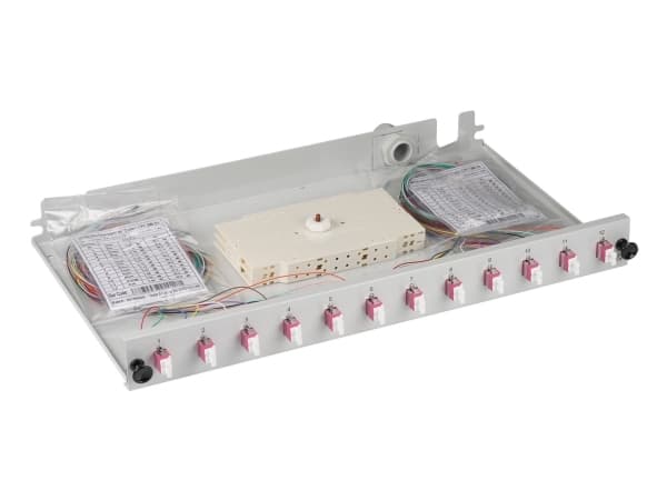 EFB Elektronik B71901L48OM4, LC, OM4, Grå, Plast, Stativmontering, 1U