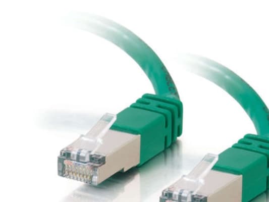 LOGON SSTP Cat6a, 0,5 m, Cat6a, RJ-45, RJ-45, Grønn
