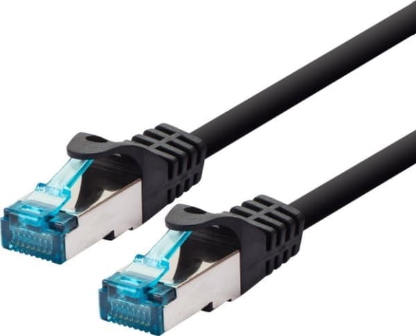 LOGON TCR55SS100BL, 10 m, Cat5e, F/UTP (FTP), RJ-45, RJ-45