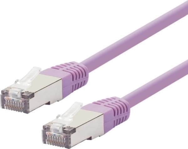LOGON TCR55SS150V, 15 m, Cat5e, SF/UTP (S-FTP), RJ-45, RJ-45, Lila