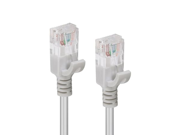 Microconnect V-UTP6A0015-SLIM, 0,15 m, Cat6a, U/UTP (UTP), RJ-45, RJ-45, harmaa