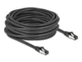 Miniatyrbild 3 av 4: Delock - Patch-kabel - RJ-45 (hane) till RJ-45 (hane) - 10 m - 6 mm - SFTP, PiMF - CAT 8.1 - upp till 40 Gbps dataöverföringshastighet, halogenfri, h