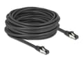 Miniatyrbild 1 av 4: Delock - Patch-kabel - RJ-45 (hane) till RJ-45 (hane) - 10 m - 6 mm - SFTP, PiMF - CAT 8.1 - upp till 40 Gbps dataöverföringshastighet, halogenfri, h