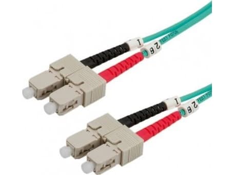 EFB-Elektronik Duplex Jumper SC-SC 50/125µ, OM3, LSZH, aqua, 3,0 mm, 2m Produsent: EFB Elektronik (O7413.2)