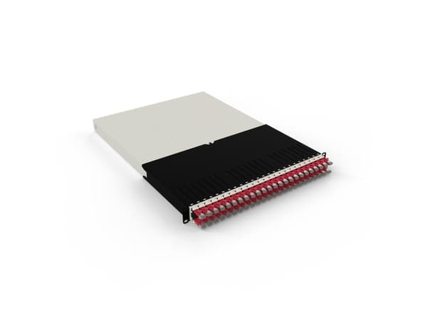 PATCHBOX PONE30STPRD, kaapelihyllyn paneeli, musta, kermanvärinen, punainen, akryylinitriilibutadieenistyreeni, polyoksimetyleeni (POM), teräs, 30U,