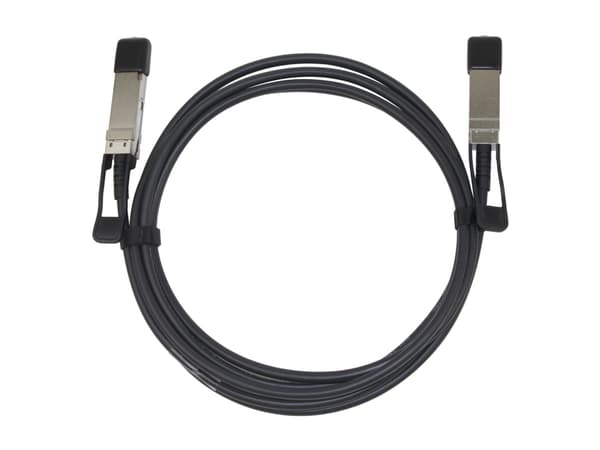 DELTACO - 40GBase-CU direkte tilkoblingskabel - QSFP+ til QSFP+ - 2 m - toakset - passiv - svart
