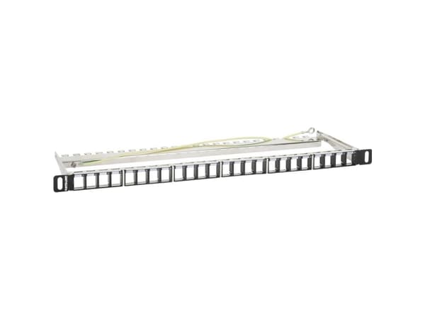 Intellinet 24-ports patchpanel skjermet og uutstyrt 0,5U