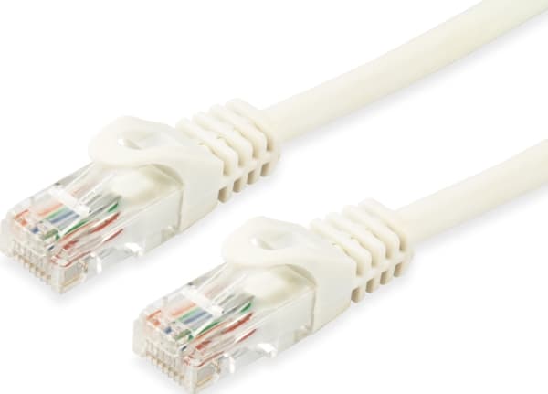 Equip 603101, 0,15 m, Cat6a, U/UTP (UTP), RJ-45, RJ-45, Hvid