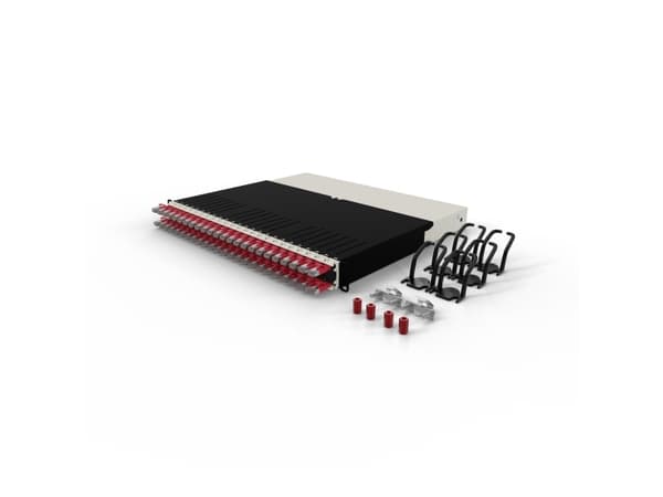 PATCHBOX PONEX8STPRD, 0,8 m, Cat6a, U/FTP (STP), RJ-45, RJ-45, Röd