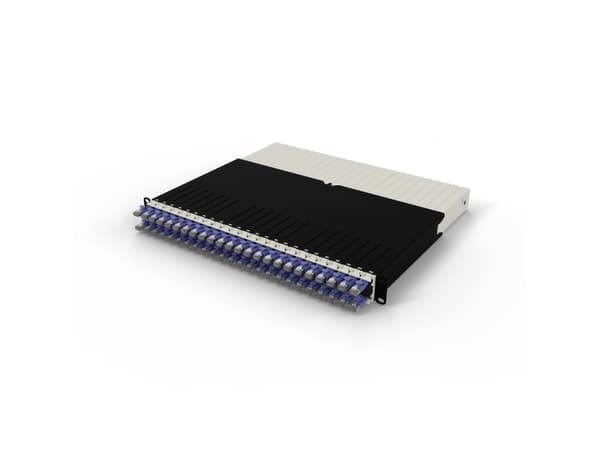 PATCHBOX PONEX8STPVI, Kaapelihyllyn paneeli, musta, kermanvärinen, violetti, akryylinitriilibutadieenistyreeni, polyoksimetyleeni (POM), teräs, 8U, 0