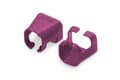 Miniatyrbilde 4 av 5: Digitus A-CC-MG, Fargekodende klemme, Fiolblå, Polyvinylklorid (PVC), Cat5e/6, 100 stykker, 100 mm