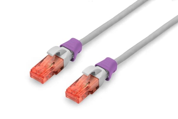 Digitus A-CC-VI, Farvekodningsklemme, Violetti, Polyvinyylikloridi (PVC), Cat5e/6, 100 mm, 120 mm