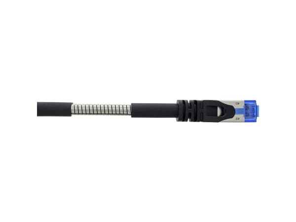 InLine 75525S, 25 m, Cat6a, U/FTP (STP), RJ-45, RJ-45, Sort