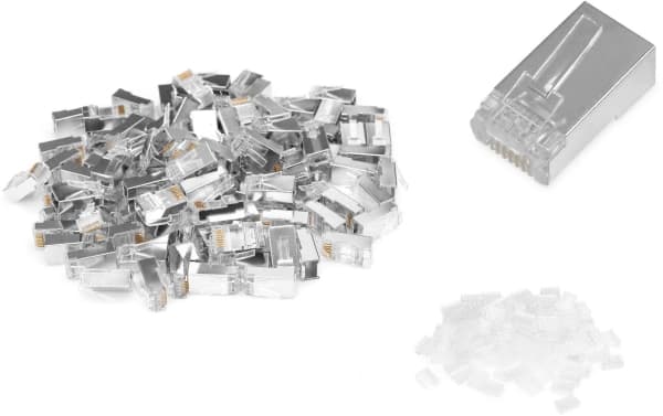 Digitus AK-219603-100, RJ-45, Silver, Transparent, Hankoppling, Rak, Polykarbonat, Cat6
