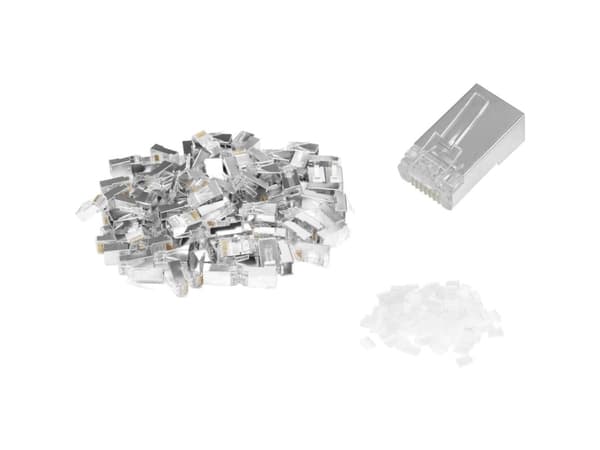 Digitus AK-219603-100, RJ-45, Silver, Transparent, Hankoppling, Rak, Polykarbonat, Cat6