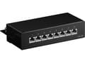 Miniatyrbilde 4 av 4: Goobay CAT 6a mini/desktop patchpanel, 8 porter - Fargeversjon Svart