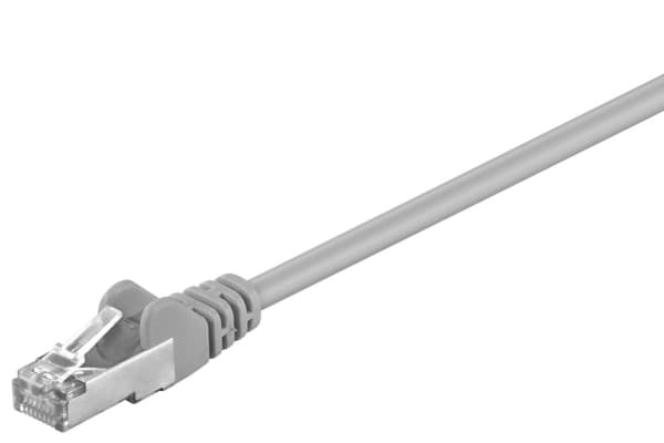 Goobay CAT 5e liitäntäkaapeli, SF/UTP, harmaa - Kaapelin pituus 15 m