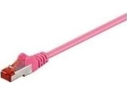 Goobay 93433, 0,5 m, Cat6, S/FTP (S-STP), RJ-45, RJ-45, Fiolblå