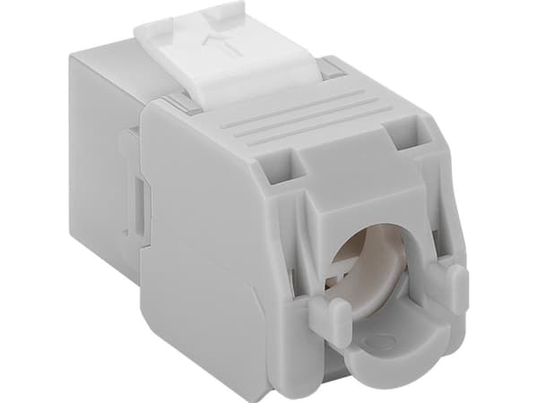 Goobay 90693, Flat, Grå, RJ-45, LSA, Hunkjønn, 22/26