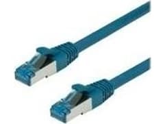 VERDI - Patchkabel - RJ-45 (M) til RJ-45 (M) - 1,5 m - SFTP, PiMF - CAT 6a - halogenfri, støpt, uten kroker, strandet - Blå (21.99.1994)