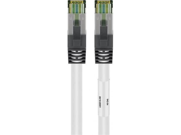 Goobay CAT 8.1 S/FTP CU 5m valkoinen