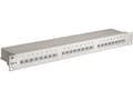 Miniatyrbilde 2 av 2: TRITON CAT 6 patchpanel 19-tommers (48,3 cm), 24 porter - grå fargeversjon