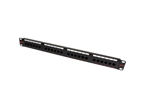 Roline ROLINE Cat.5e (Klasse D), 19 patchpanel, 24 porter, UTP, svart